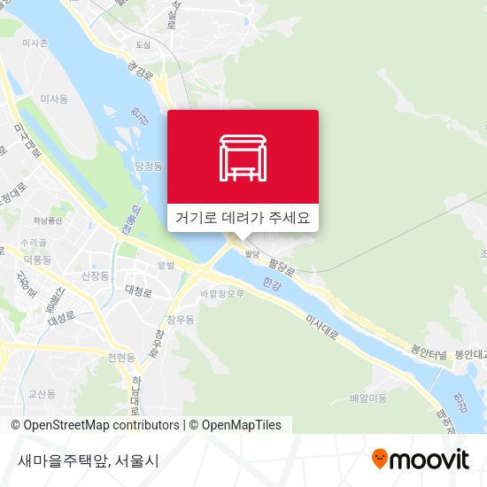 새마을주택앞 지도