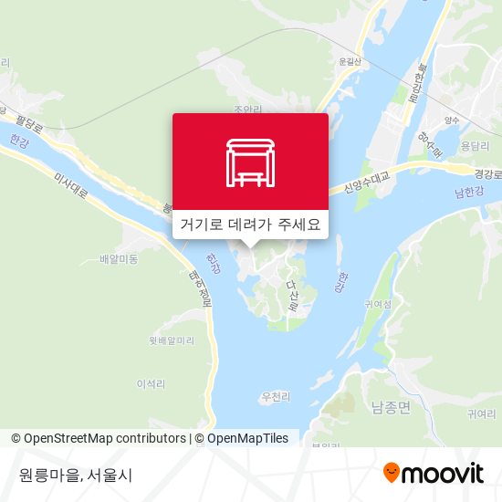 원릉마을 지도