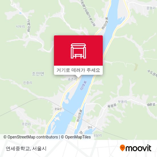 연세중학교 지도