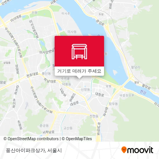 풍산아이파크상가 지도