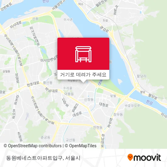 동원베네스트아파트입구 지도