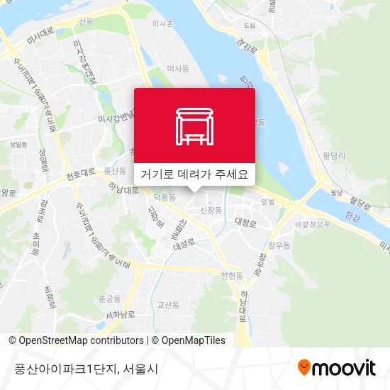 풍산아이파크1단지 지도