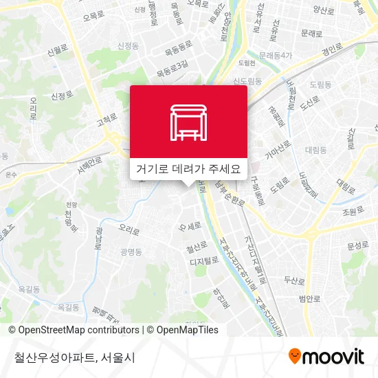 철산우성아파트 지도
