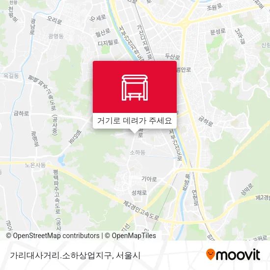 가리대사거리.소하상업지구 지도