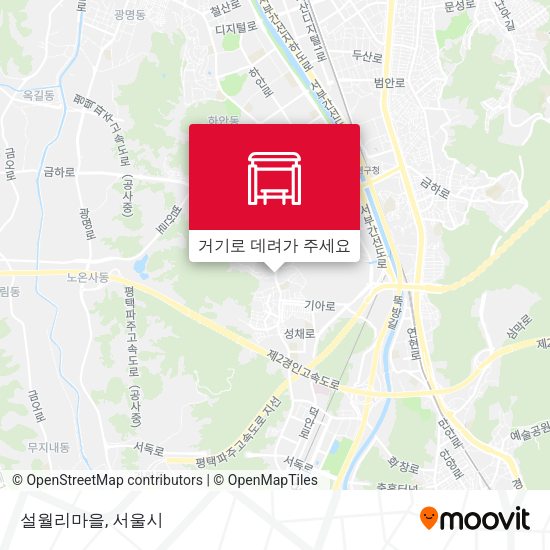 설월리마을 지도