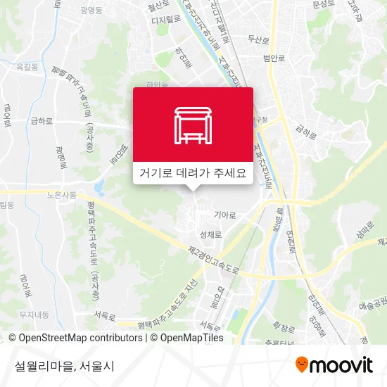 설월리마을 지도