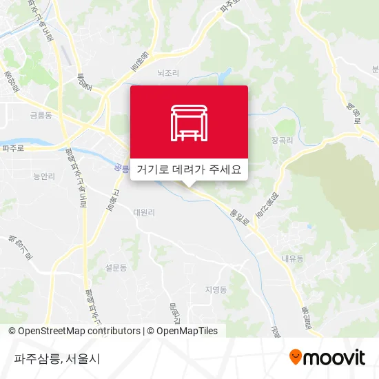파주삼릉 지도