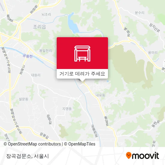 장곡검문소 지도