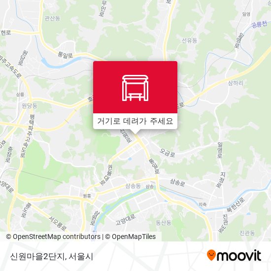 신원마을2단지 지도