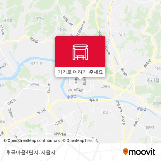 후곡마을4단지 지도