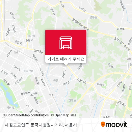 세원고교입구.동국대병원사거리 지도