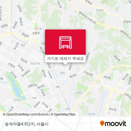 숲속마을4.5단지 지도