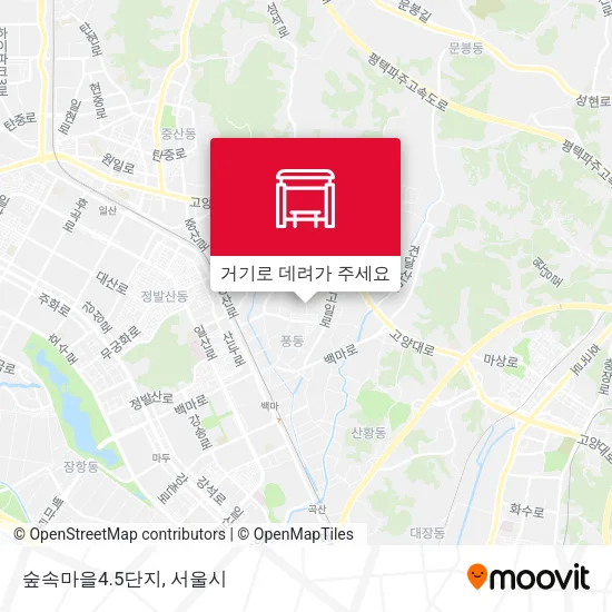숲속마을4.5단지 지도