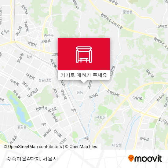 숲속마을4단지 지도