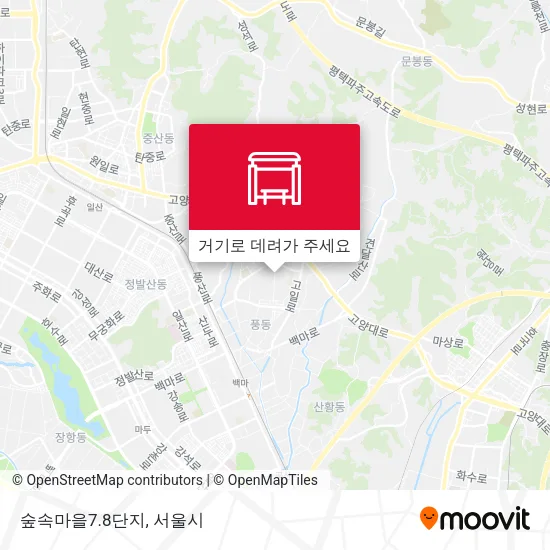 숲속마을7.8단지 지도