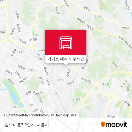 숲속마을7.9단지 지도
