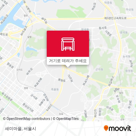 새미마을 지도