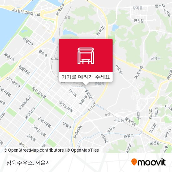 삼육주유소 지도