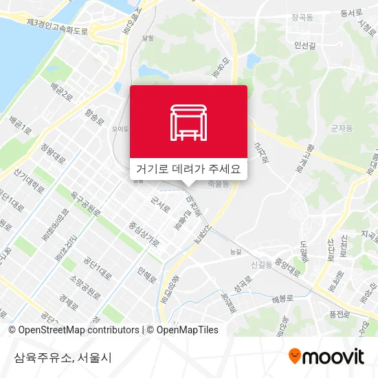 삼육주유소 지도