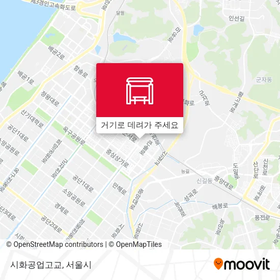 시화공업고교 지도