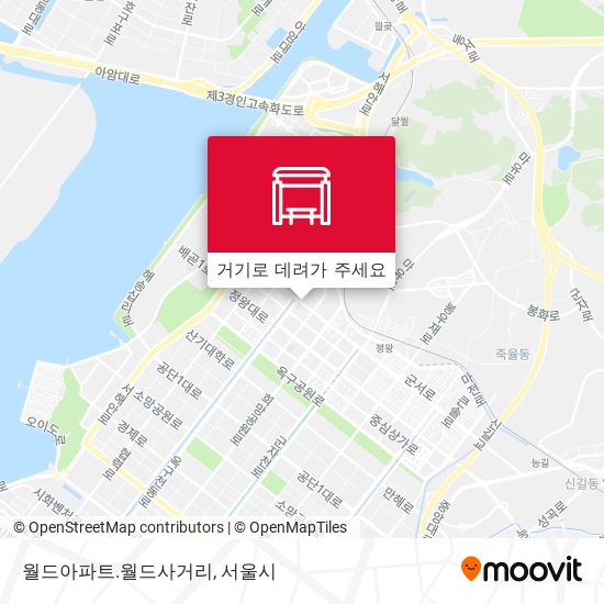 월드아파트.월드사거리 지도