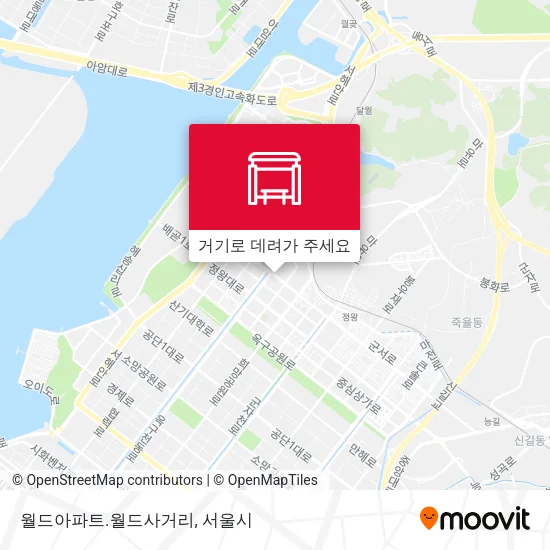 월드아파트.월드사거리 지도