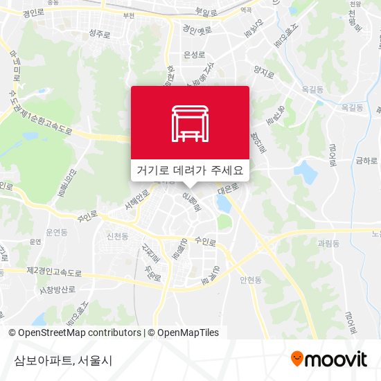 삼보아파트 지도