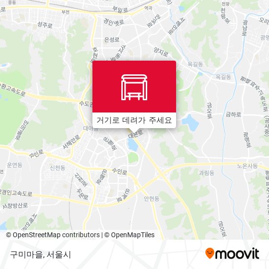 구미마을 지도