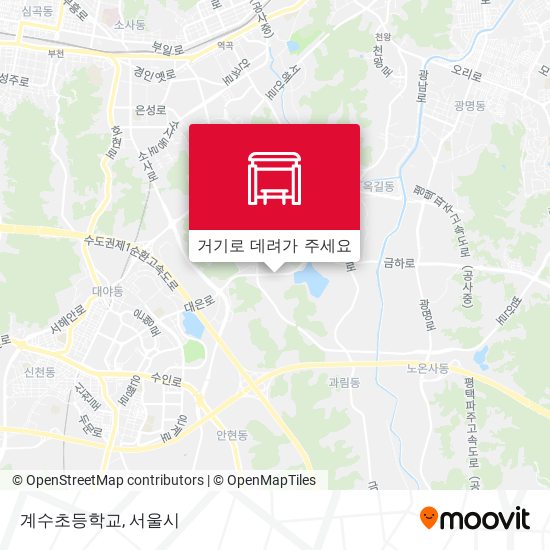 계수초등학교 지도