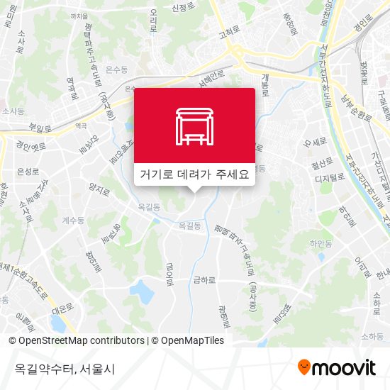 옥길약수터 지도