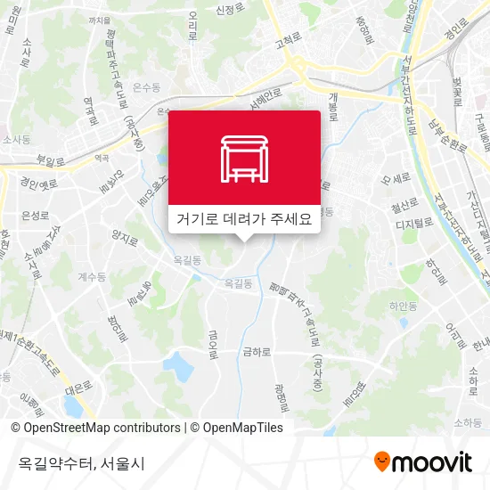옥길약수터 지도