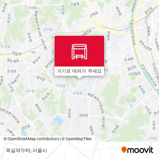 옥길약수터 지도