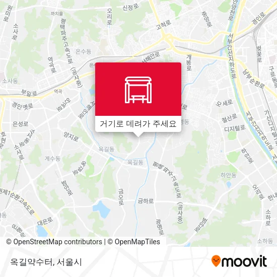 옥길약수터 지도