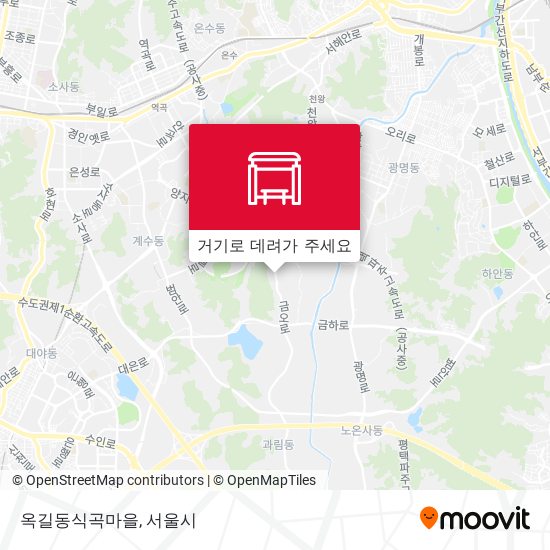 옥길동식곡마을 지도