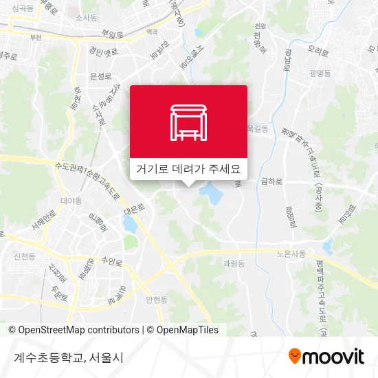 계수초등학교 지도