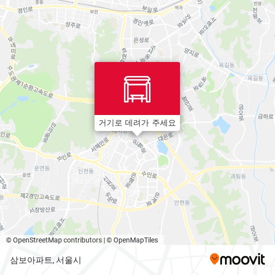 삼보아파트 지도