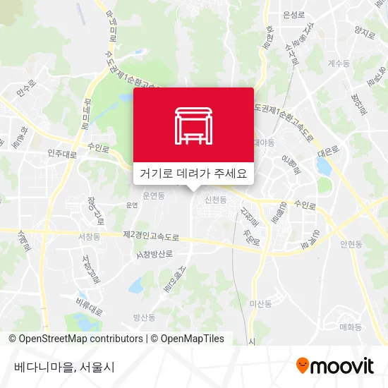 베다니마을 지도