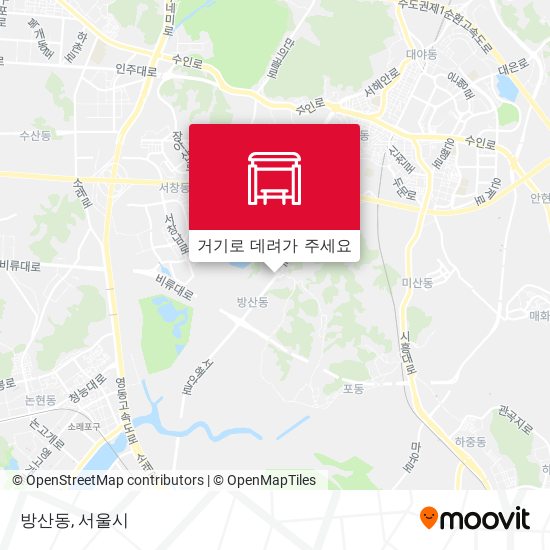 방산동 지도