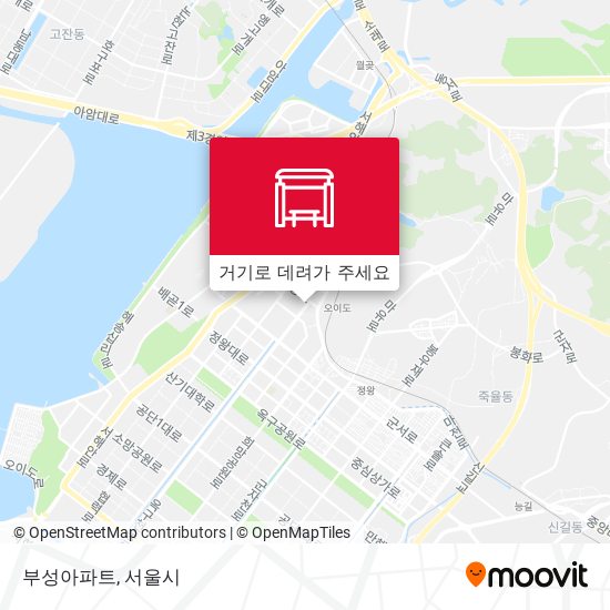 부성아파트 지도