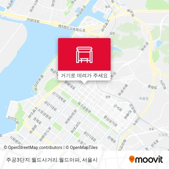 주공3단지.월드사거리.월드아파 지도