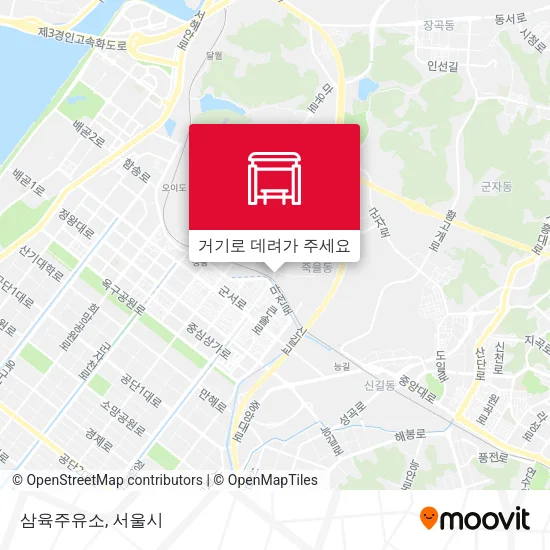 삼육주유소 지도
