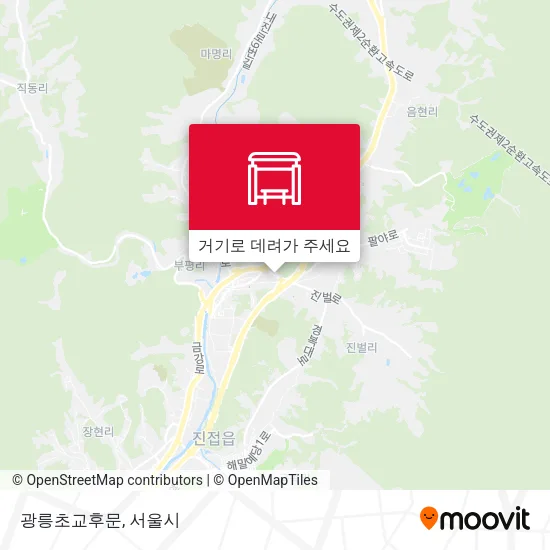 광릉초교후문 지도