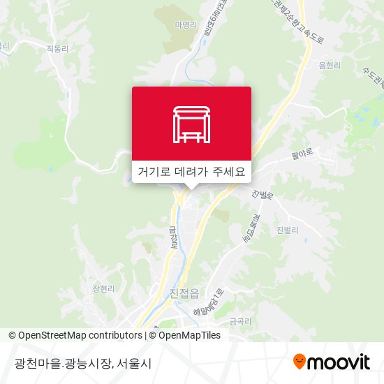 광천마을.광능시장 지도