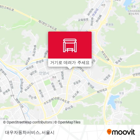 대우자동차서비스 지도