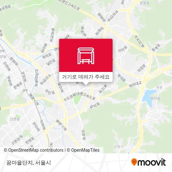 꿈마을단지 지도