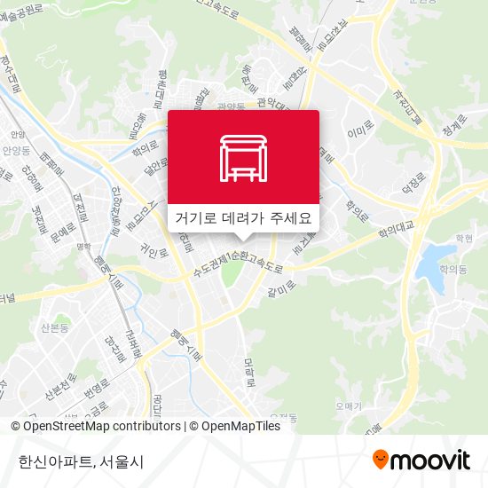 한신아파트 지도