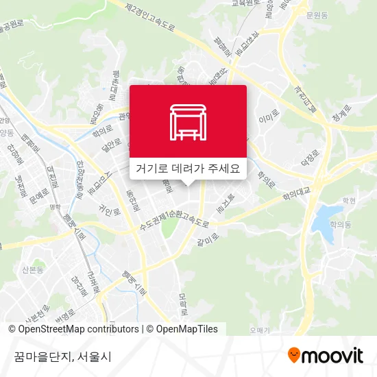 꿈마을단지 지도
