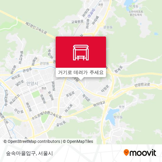 숲속마을입구 지도