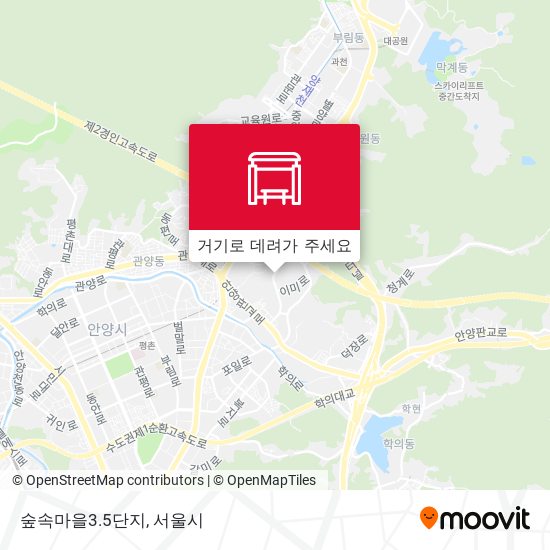 숲속마을3.5단지 지도