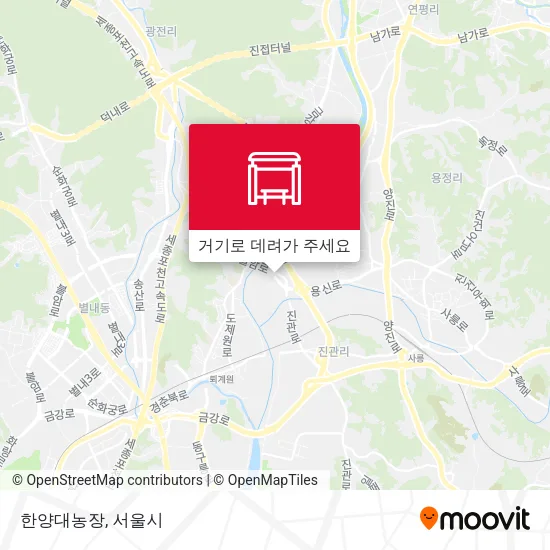 한양대농장 지도